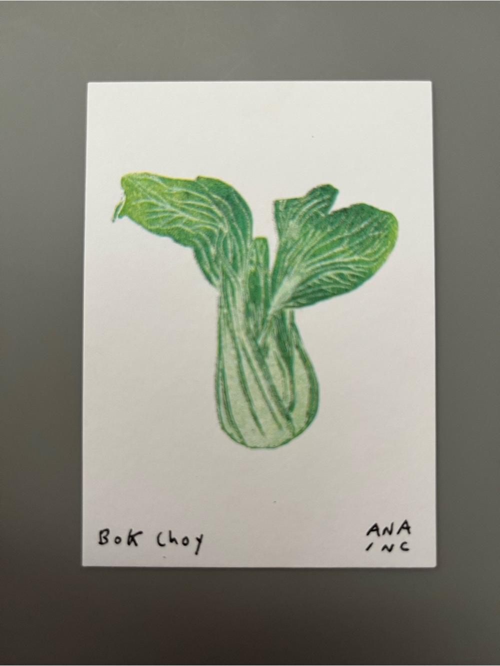 Ana Inciardi Mini Print - Bok Choy